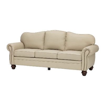 Gracia 81" Transitional Wide Sofa With Removable Cushions And Nailhead Trim For Living Room And Bedroom | ARTFUL LIVING DESIGN 18 Gracia 81" Transitional Wide Sofa With Removable Cushions And Nailhead Trim For Living Room And Bedroom | ARTFUL LIVING DESIGN - Image 16