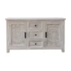 Flora 2 Door 3 Drawer Credenza White Wash - Treasure Trove Accents -HOMCOM Shop GUEST 7bf6a5a2 b709 45bc 9abf d7db099eea12