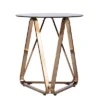 Tainbin Round End Table Champagne - Aiden Lane -HOMCOM Shop GUEST 7c509954 1e48 4cee 8db7 d5b38a64b30b