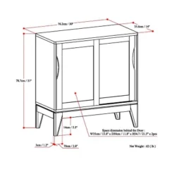 Pearson Low Storage Cabinet - WyndenHall -HOMCOM Shop GUEST 7c9b340f de0c 468f 96e0 5bb6ed47705a
