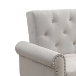 82" Eiroa Sofa Beige Fabric - Acme Furniture -HOMCOM Shop GUEST 7d9dea8a 28ee 4b76 9fc9 e6b1318ba982