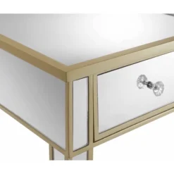 Gold Coast Mirrored End Table With Drawer - Breighton Home -HOMCOM Shop GUEST 7e172609 5df0 4b64 b355 25b368511e53