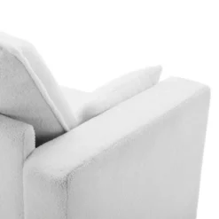 3 Seat Sofa With Removable Cushions And 2 Pillows, Teddy Fabric Upholstered Couch-ModernLuxe -HOMCOM Shop GUEST 7e1a0811 598c 420c adda 750a65e7adf2