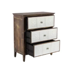 Farmhouse Wood And Enamel Cabinet With Drawers Brown - Olivia & May -HOMCOM Shop GUEST 7e4a0b9d c945 42ce b462 f32994da6198