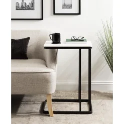 Kate And Laurel - Credele Metal Accent C-Table 18 Kate And Laurel - Credele Metal Accent C-Table -HOMCOM Shop GUEST 7e564122 effe 4289 8750 30ef2b79963a