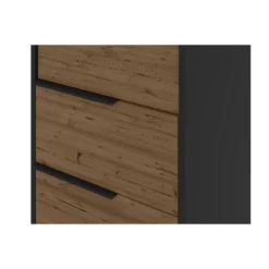 Wood And Metal Office Accent Storage Cabinet With 3 Drawers Brown/Black - The Urban Port -HOMCOM Shop GUEST 7fece9a1 d0d4 403c 8d9e 70e119149319