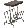 Uttermost Industrial Brushed Iron Metal Rectangular Accent Side End Table 17" X 12" Walnut Acacia Wood Tabletop For Living Room 2 Uttermost Industrial Brushed Iron Metal Rectangular Accent Side End Table 17" X 12" Walnut Acacia Wood Tabletop For Living Room -HOMCOM Shop GUEST 801afd2d 82e3 47e3 8a93 e9bdfe3b9d93