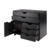 Halifax 3 Section Mobile Storage Cabinet - Winsome -HOMCOM Shop GUEST 809b49d8 b8c7 41e7 ac95 385dfd03eea4