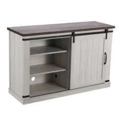 TV Stand For TVs Up To 52" Saw Cut Off White - Home Essentials -HOMCOM Shop GUEST 821ef3ba bd8b 4ae3 abf5 d3d4fb5dd243