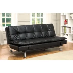 Ezra Futon Sofa Galaxy Black - MiBasics