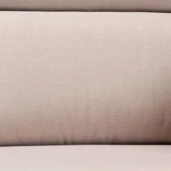 Charlotte Fabric Upholstered Wood 3 Seater Sofa Taupe/Brown - Baxton Studio -HOMCOM Shop GUEST 82b0d4fd de76 4c0b 9843 c7a5fb2d5845