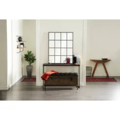 Contemporary Metal Console Table Brown - Olivia & May -HOMCOM Shop GUEST 839d91c3 9e20 4427 b0b5 2c815e34e332