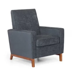 Helmville Contemporary Upholstered Club Chair - Christopher Knight Home -HOMCOM Shop GUEST 83a03188 ae1d 4af0 8335 67c8e1b68380
