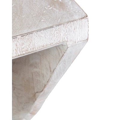 Cason Side Table White Wash - East At Main 3 Cason Side Table White Wash - East At Main - Image 2