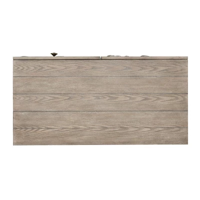 Rox Floral Patterned 2 Door Storage Cabinet Natural Gray/Black - Treasure Trove 7 Rox Floral Patterned 2 Door Storage Cabinet Natural Gray/Black - Treasure Trove - Image 5