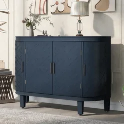 Accent Storage Cabinet Wooden Sideboard Cabinet With Antique Pattern Doors-ModernLuxe -HOMCOM Shop GUEST 88e3ab56 be85 4333 87e2 a65d5ec1279e