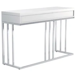 Dalya 2 Drawer Console Sofa Table White High Gloss/Chrome - Coaster 13 Dalya 2 Drawer Console Sofa Table White High Gloss/Chrome - Coaster -HOMCOM Shop GUEST 8965d9a6 3480 4610 aa8d f597a6a4b10a