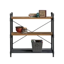 Iron City Anywhere Console Checked Oak - Sauder -HOMCOM Shop GUEST 898619ce e985 4c63 982b 46aa45711044