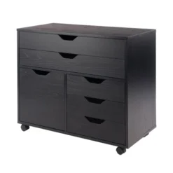 Halifax 3 Section Mobile Storage Cabinet - Winsome -HOMCOM Shop GUEST 89ac8a18 b729 42cb a3c4 239effd9302b