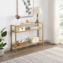 Camden 3 Tier Console Gold - Carolina Chair & Table -HOMCOM Shop GUEST 8a0bbf58 4648 4c7a a0ce 4af600cb68cb