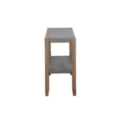 40" Davenport Faux Concrete And Wood Console Table Light Amber - Alaterre Furniture 8 40" Davenport Faux Concrete And Wood Console Table Light Amber - Alaterre Furniture -HOMCOM Shop GUEST 8b34b87e d98a 4c3a 8bea f8b836b68c0b