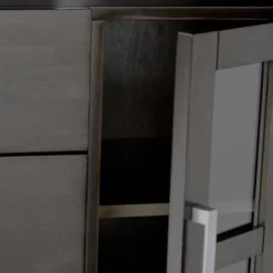 Waterloo Tall TV Stand For TVs Up To 55" Hickory Brown - WyndenHall -HOMCOM Shop GUEST 8bd34eb6 f7c1 4970 bec8 083971940614