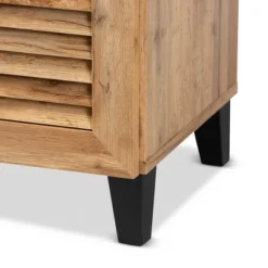 Coolidge Wood 5 Shelf Storage Cabinet Oak Brown - Baxton Studio -HOMCOM Shop GUEST 8c3f109f 9544 4c89 b901 f884743d4ca3