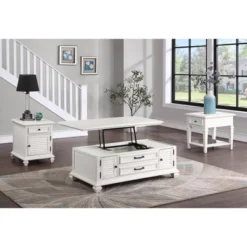 Charlestown Storage End Table With USB White - Steve Silver Co. 11 Charlestown Storage End Table With USB White - Steve Silver Co. -HOMCOM Shop GUEST 8c6200c8 24d6 4234 bf9f d69b98641bef