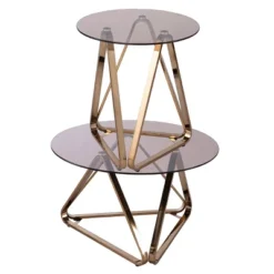 Tainbin Round End Table Champagne - Aiden Lane -HOMCOM Shop GUEST 8cf30030 54c0 4f47 a927 4c4fdd5320a2