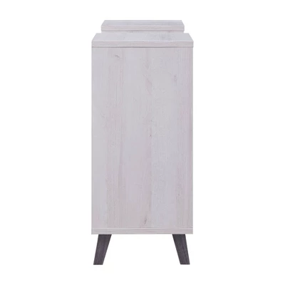 Alitano 6 Shelf Console Table White - MiBasics 4 Alitano 6 Shelf Console Table White - MiBasics - Image 2