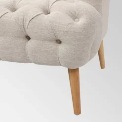 Adelia Contemporary Tufted Sofa Beige - Christopher Knight Home -HOMCOM Shop GUEST 8fda15f9 df2a 4ae6 a488 b9c82a70b7e9