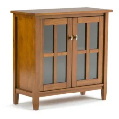 32" Norfolk Solid Wood Low Storage Cabinet - WyndenHall -HOMCOM Shop GUEST 8fe53990 0373 4558 a1df a9fd9f597b35