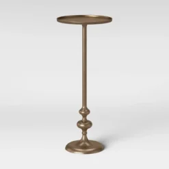 Londonberry Turned Accent Table Brass - Threshold™ -HOMCOM Shop GUEST 9015dc52 48a8 4cd2 9191 c3c1cce8e7c2