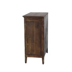 Farmhouse Wood And Enamel Cabinet With Drawers Brown - Olivia & May -HOMCOM Shop GUEST 90f1f0c1 d0d0 4aae 9fe0 5b477f2f4772