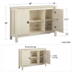 Palm Canyon Storage Cabinet Ivory Oak - Room & Joy -HOMCOM Shop GUEST 90fd6b99 01a0 464c a515 9fdf8414f2ab