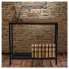 Conroy Console Chestnut/Black - Carolina Forge -HOMCOM Shop GUEST 916b0004 f282 40b2 8130 7f24385df719