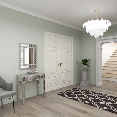 Set Of 2 Glam Wood Console Tables Gray - Olivia & May 11 Set Of 2 Glam Wood Console Tables Gray - Olivia & May - Image 9