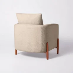 Elroy Faux Shearling Accent Chair With Wood Legs - Threshold™ Designed With Studio McGee 16 Elroy Faux Shearling Accent Chair With Wood Legs - Threshold™ Designed With Studio McGee -HOMCOM Shop GUEST 9253b8cf 4e11 4a1b aeb0 11fec1e0f29d