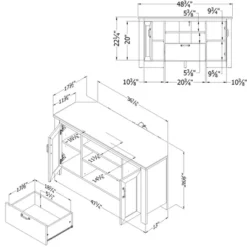 Lionel Corner TV Stand For TVs Up To 48" - South Shore 21 Lionel Corner TV Stand For TVs Up To 48" - South Shore -HOMCOM Shop GUEST 92b0e87b f114 4929 91ba b1f2a4bba8d3