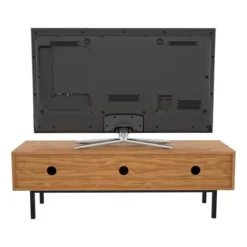 Marble Effect Doors TV Stand For TVs Up To 65" Light Brown - AVF -HOMCOM Shop GUEST 9362fc82 418d 43f7 a10e 1223bc87b2c4