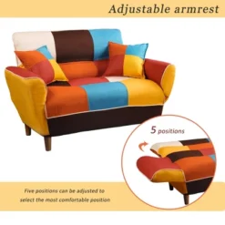 Modern Colorful Sleeper Sofa, Convertible Sofa Bed-ModernLuxe -HOMCOM Shop GUEST 940a8f7b f887 4306 8ffe 7650c10c1f0c