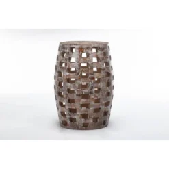 26" Hampton Side Table Weathered Walnut - Boraam 18 26" Hampton Side Table Weathered Walnut - Boraam -HOMCOM Shop GUEST 94736adc 81a0 4de0 876f 63e4a750a044