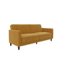 Pin Tufted Velvet Transitional Futon - Room & Joy -HOMCOM Shop GUEST 948add4a 9f03 4631 999e 148010a61475