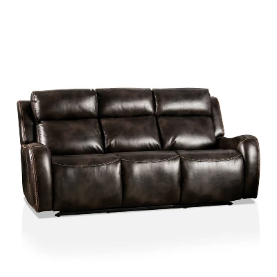 Morada Powered Faux Leather Recliner Sofa - HOMES: Inside + Out 6 Morada Powered Faux Leather Recliner Sofa - HOMES: Inside + Out - Image 4