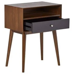 Calvin Side Table Brown - Adore Decor -HOMCOM Shop GUEST 95a63a7e 9a8d 4647 b355 8ca800106491