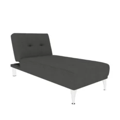 Miley Convertible Futon Sofa Bed With Chaise - Serta -HOMCOM Shop GUEST 95ad0298 f423 4854 b1b3 9e3e54c736a3