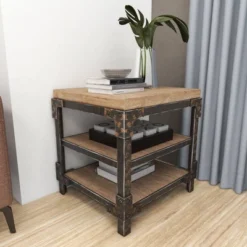 Industrial 3 Tier Side Table Brown - Olivia & May 26 Industrial 3 Tier Side Table Brown - Olivia & May -HOMCOM Shop GUEST 98b7ab28 f3b2 43b5 b5af 28c0e851d1ca