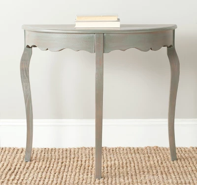 Aggie Console - Ash Grey - Safavieh 3 Aggie Console - Ash Grey - Safavieh