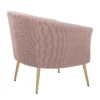 Tania Pleated Waves Accent Chair - Lumisource