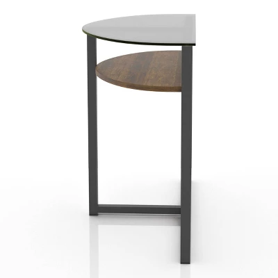 Regivea Open Shelf Sofa Table Black Chrome - MiBasics 5 Regivea Open Shelf Sofa Table Black Chrome - MiBasics - Image 3